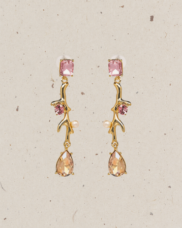 Rose Chandelier Earrings