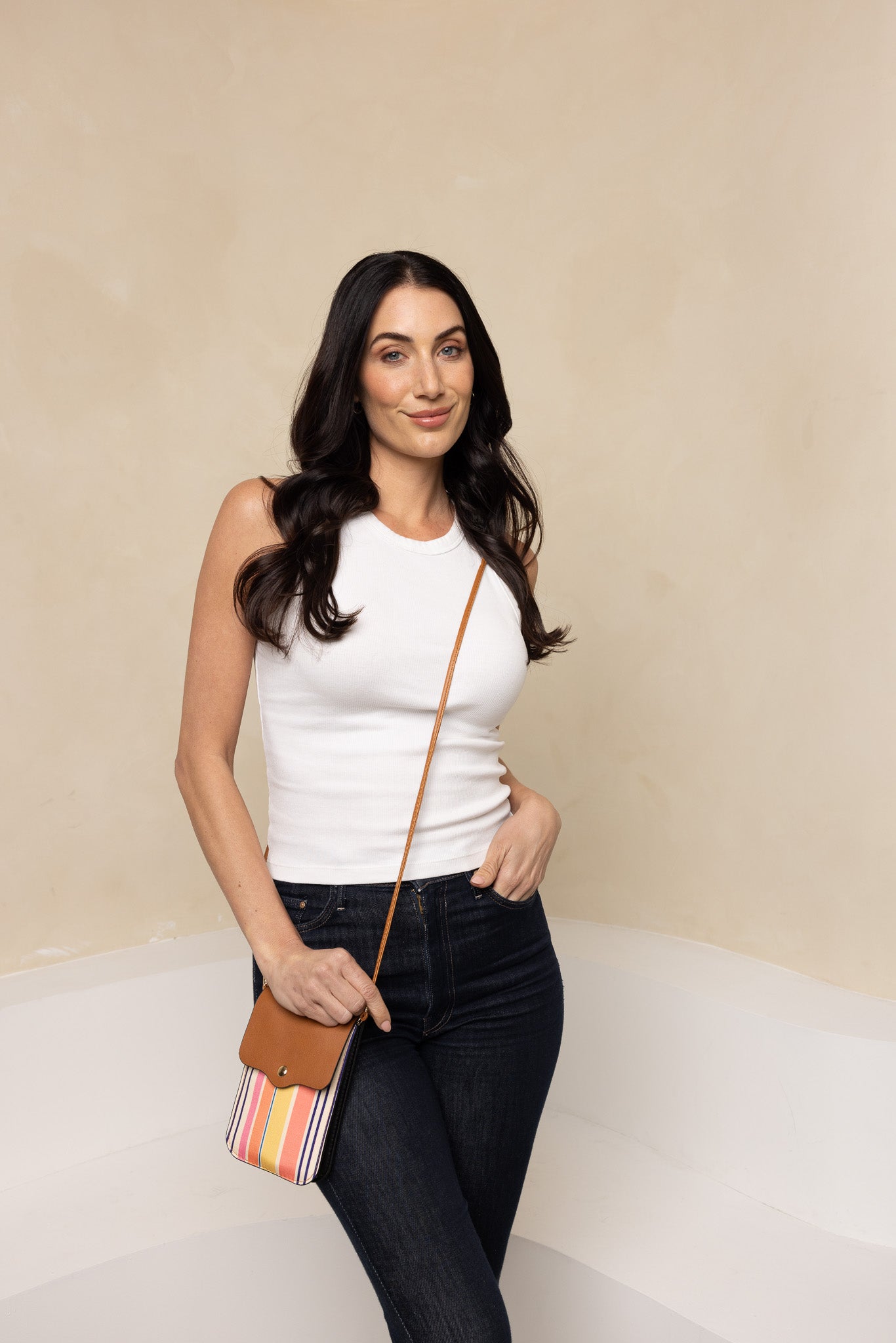Touchscreen Phone Crossbody Canvas
