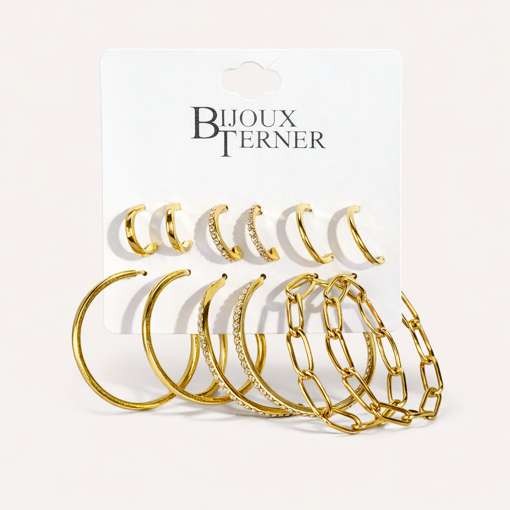 Hoop Earrings Set