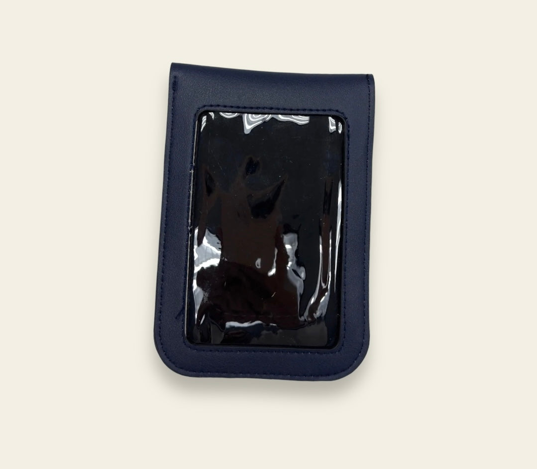 Touchscreen Phone Crossbody Navy Canvas