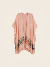 Embroidered Ruana