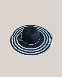 Striped Brim Summer Hat