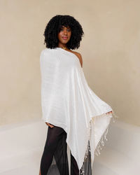 Jacquard Poncho