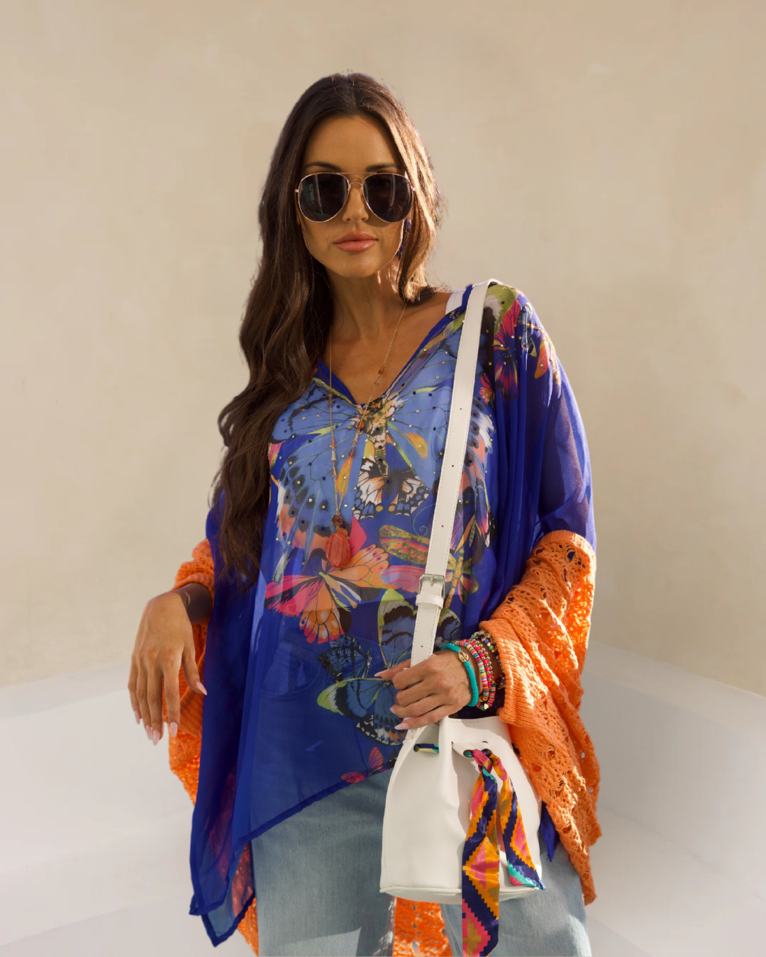 Bijoux Terner Crystal Top Breathable Blouse