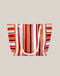 Striped Canvas Tote