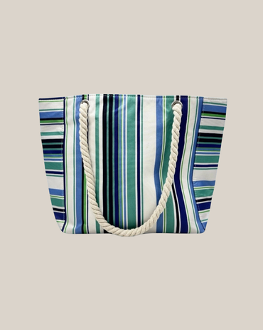 Striped Canvas Tote