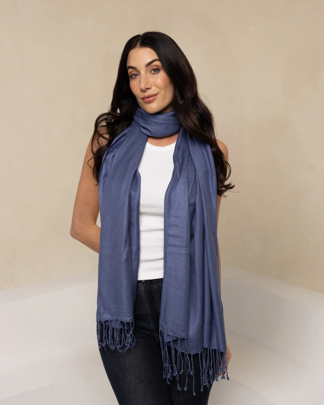 Blue Pashmina