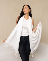 White Pashmina