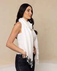 White Pashmina