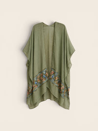 Embroidered Ruana