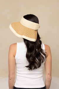 Roll-Up Straw Visor