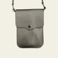 Touchscreen Phone Crossbody Pewter