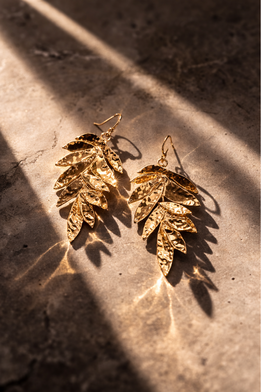 Golden Leaves Earrings