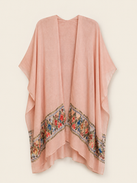 Embroidered Ruana