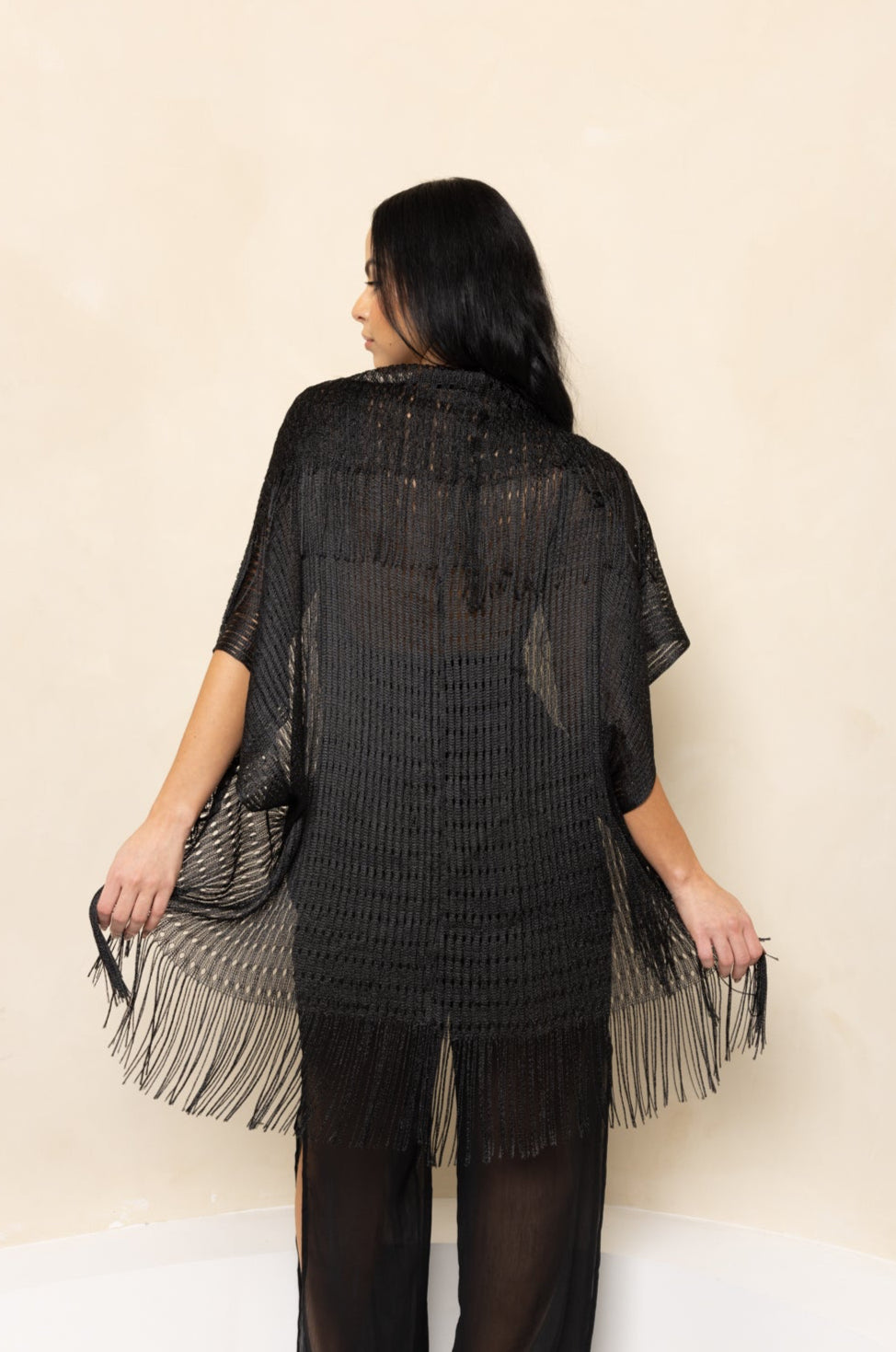 Black Evening Shawl