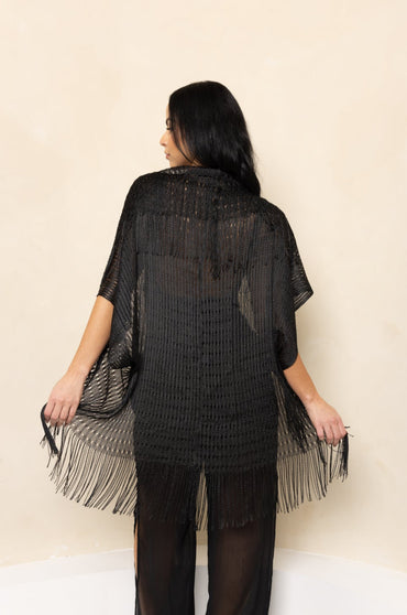 Black Evening Shawl