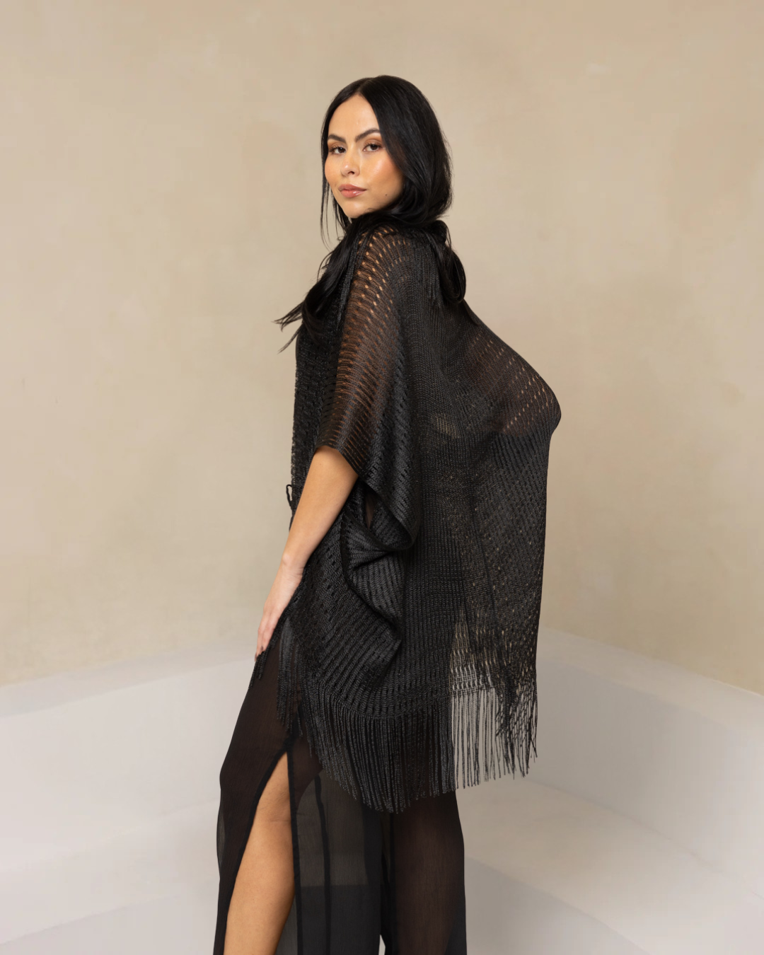 Evening Shawl Black